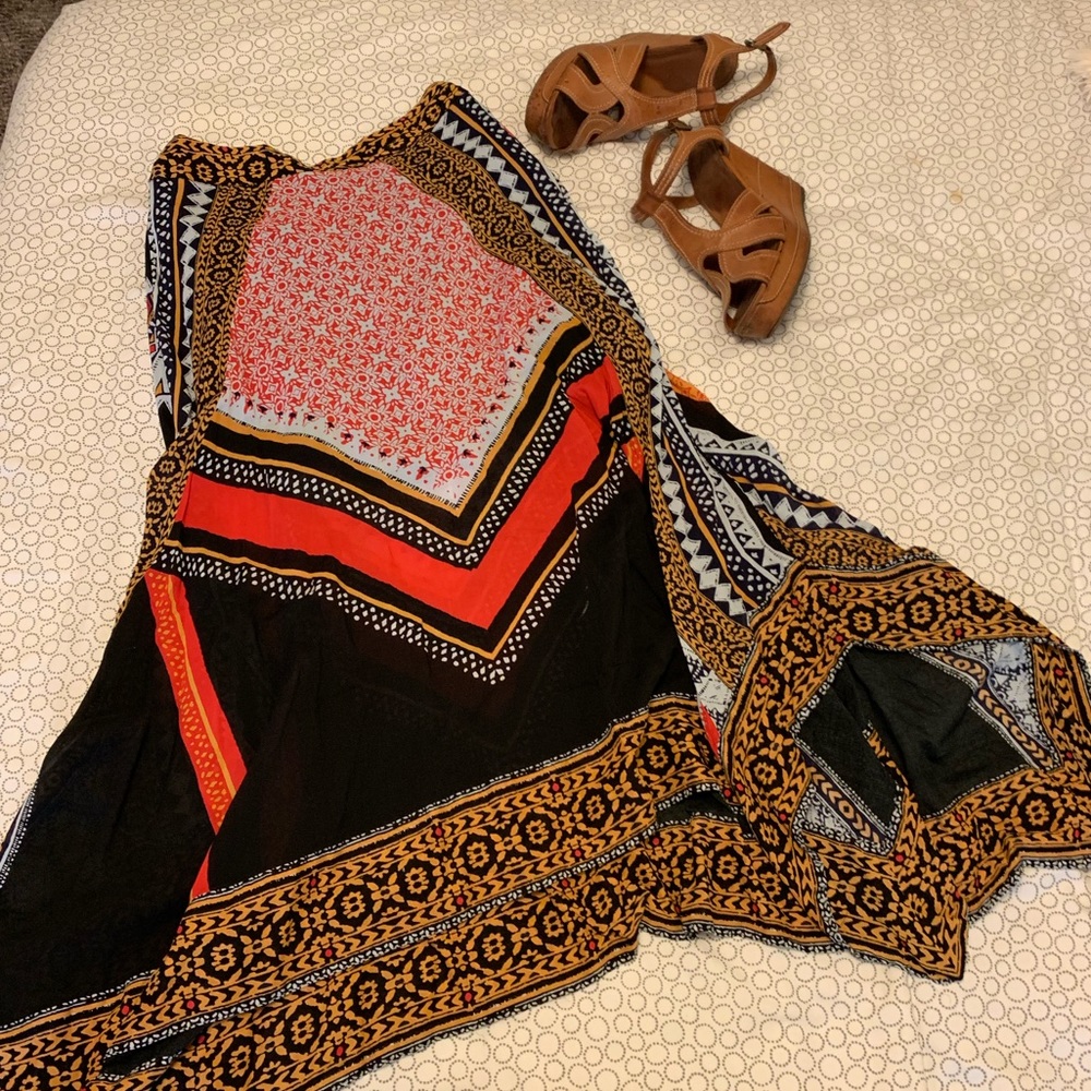 Free People Midi handkerchief skirt